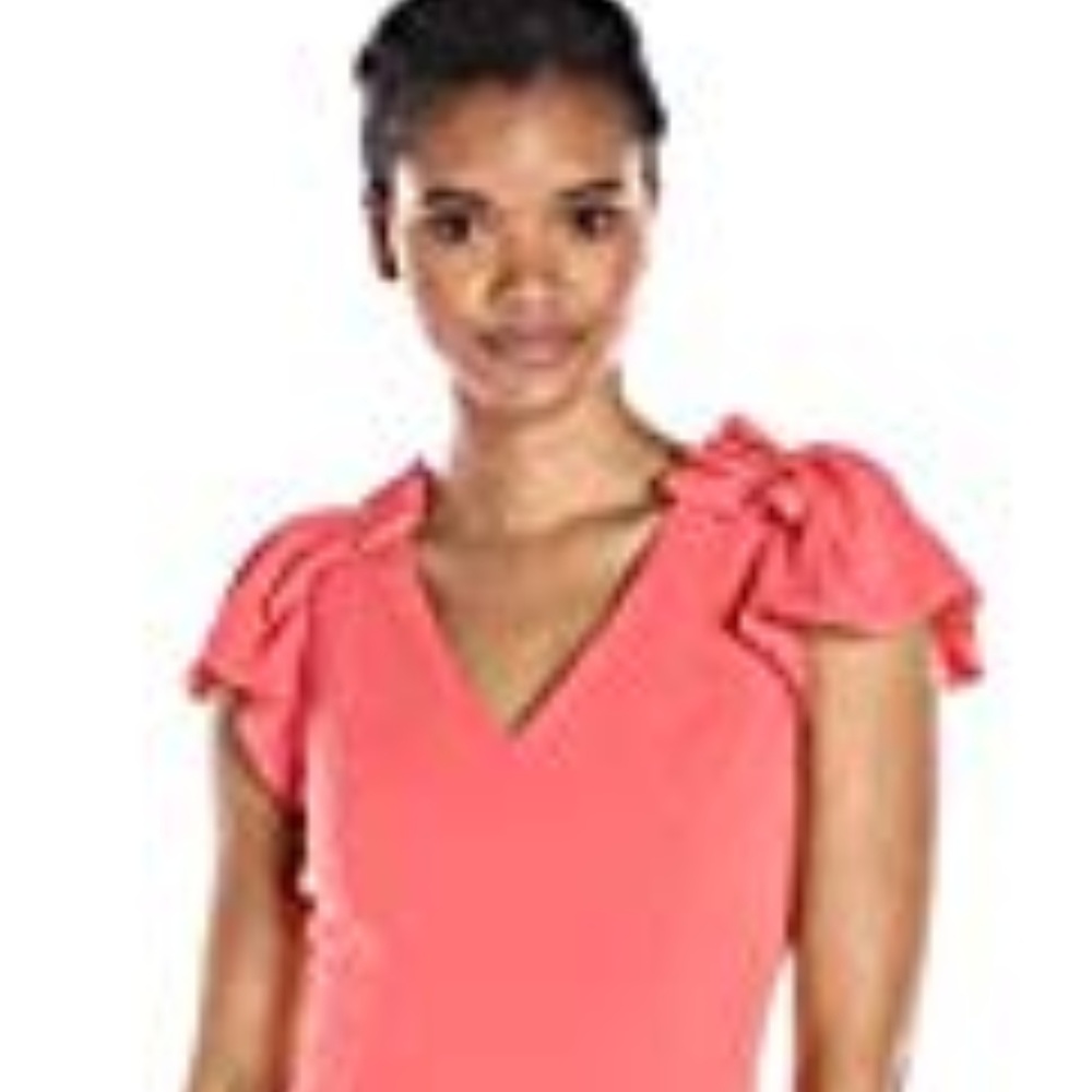Badgley Mischka Coral Dress